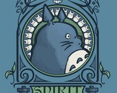 Forest Spirit Nouveau Notecard