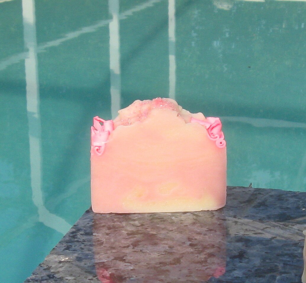 Wild Raspberry Soap Cold Process Soap Vegan Bar 5 oz