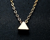 Minimalist Triangle Necklace