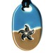 Starfish on the Beach Ceramic Necklace