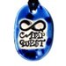 Camp Quest Fundraiser Ceramic Necklace in Spotted Blue