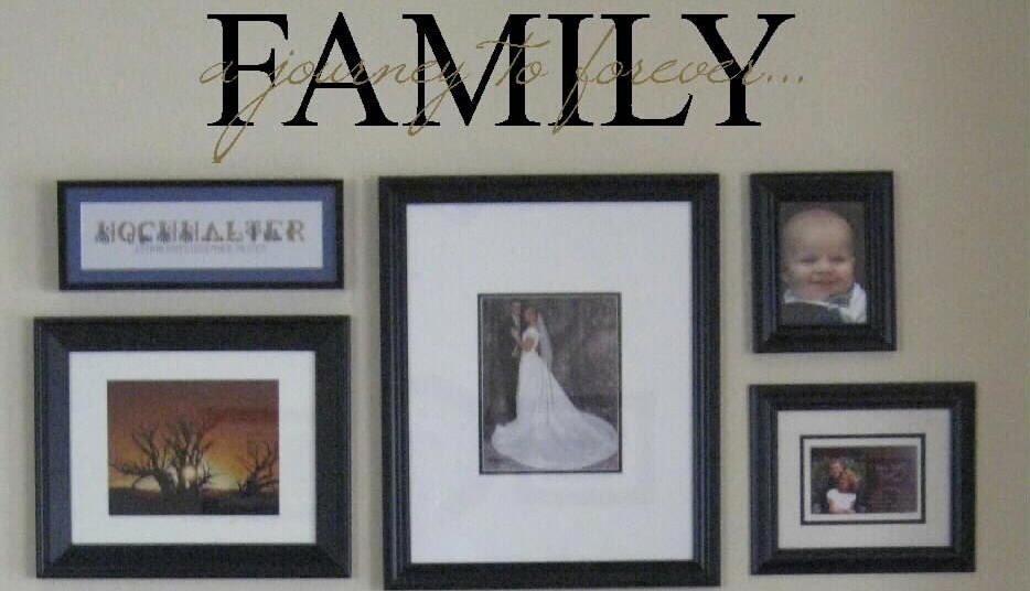 Family- A Journey To Forever- Vinyl Lettering Wall Decal