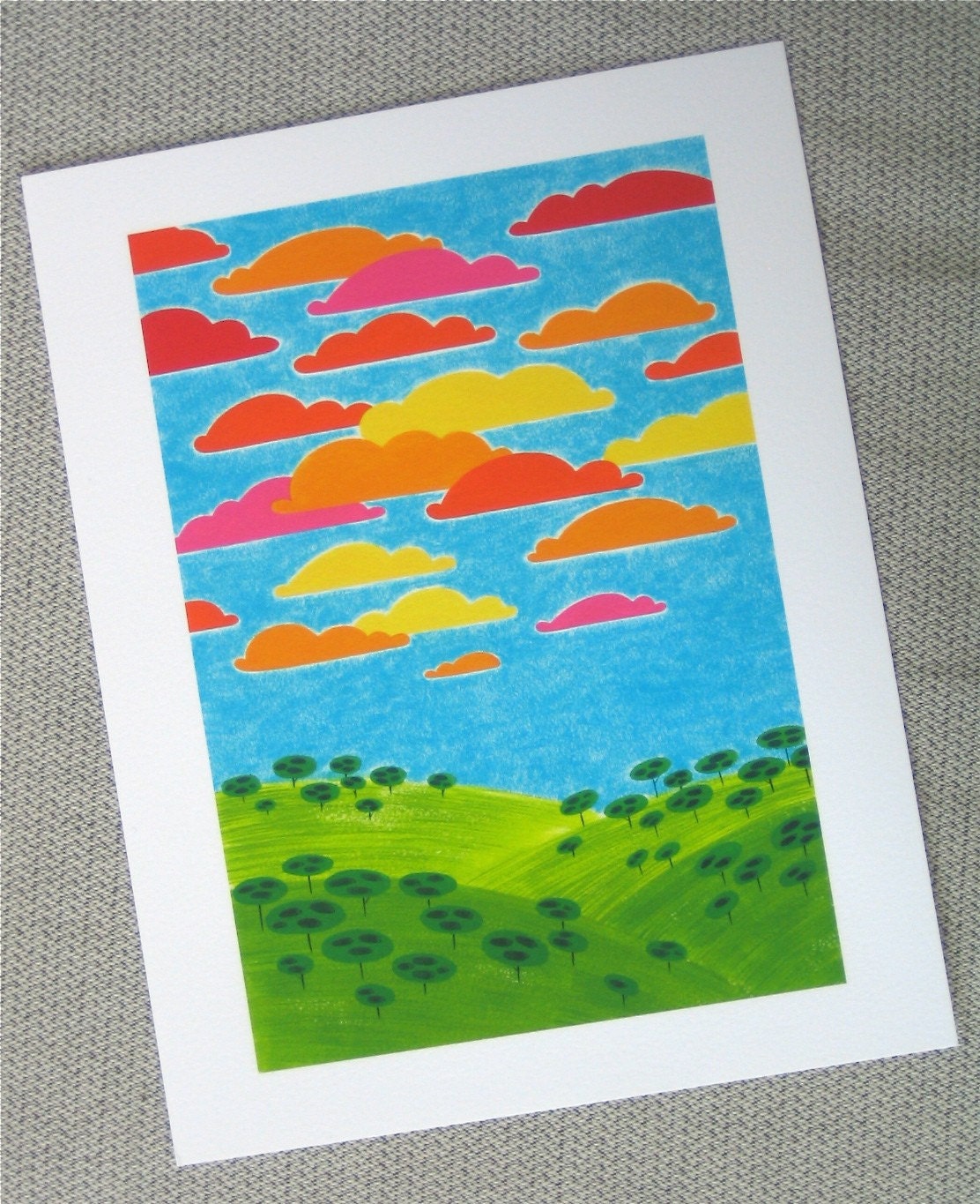 Neon Landscape / print