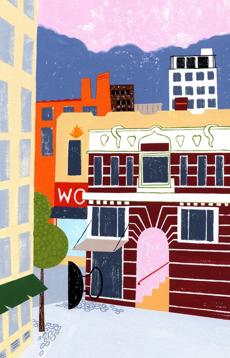Asheville, North Carolina print