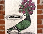 Mogwai- Handprinetd Gigposter