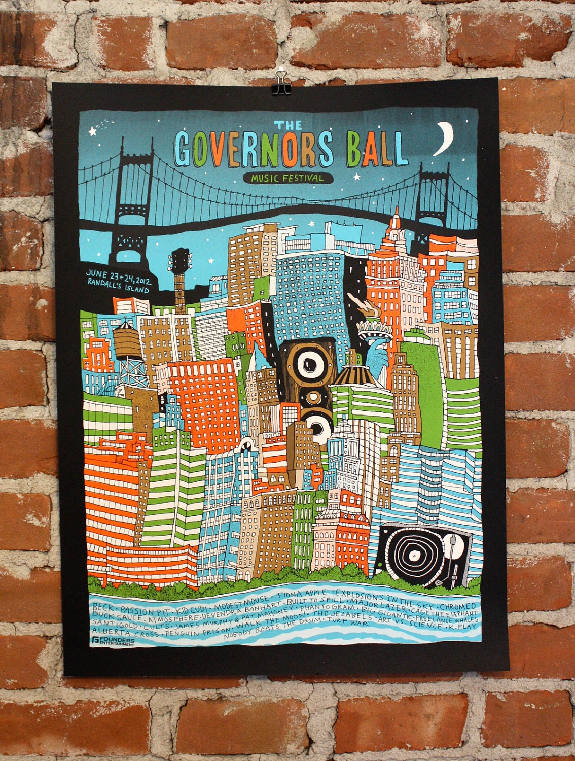 Governors BALL NYC - Official Screen printed Poster