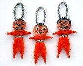 Jack-o-Lantern Halloween Decoration Ornaments - Vintage Style Halloween