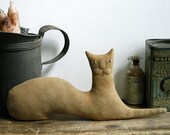 Primitive Folk Art Cat Doll - Handmade Primitive Doll - Pet Lover Gift - Made to Order