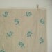 Turquoise Branch Linen Baby Quilt
