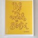 Socrates Quote - Digital Print Mini Poster