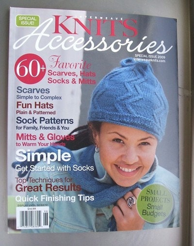 ON SALE IK Accessories  Special Interweave Knits Issue 2009 Holiday Knitting Projects