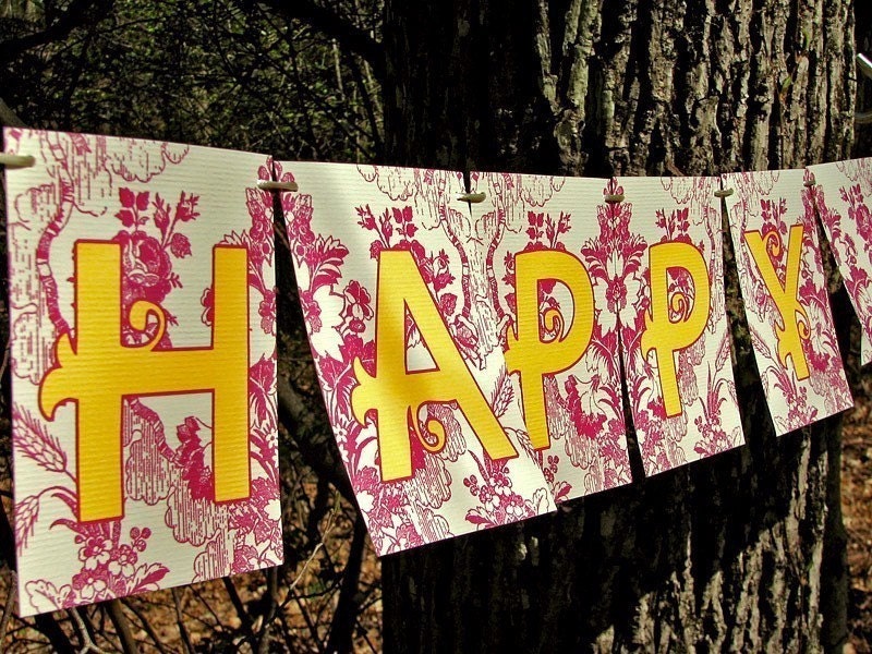 Victorian Party Banner - CHOOSE EVENT