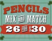 26 for 30 Mix and Match Pencils - Awesome Gift Idea