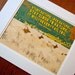 Study Nature, Love Nature 8x10 Matted Giclee Art Print