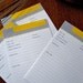 12 MUSTARD SEED 4x6 Recipe Cards in muslin bag