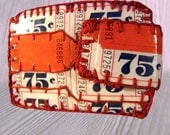 Red and White Raffle Ticket Wallet