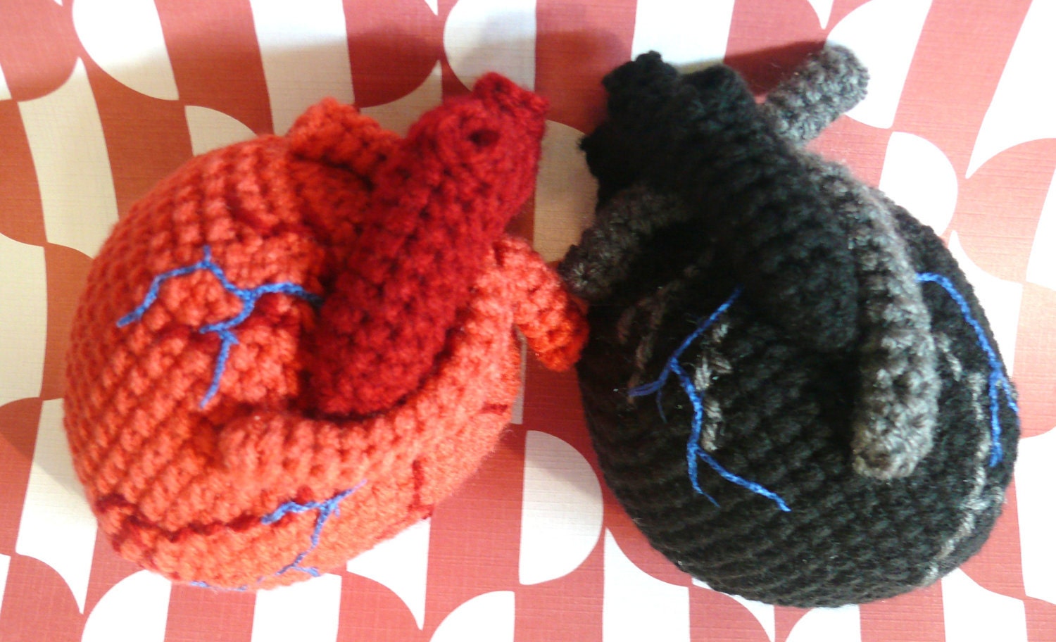 Anatomical Human Heart Crochet Pattern PDF