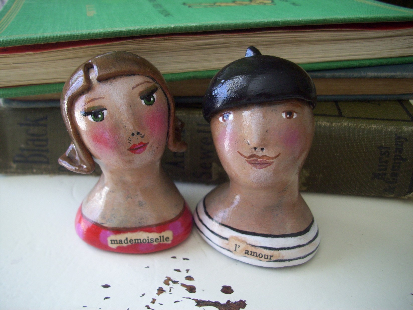 SALE  FRENCH COUPLE LULETTES l'amour
