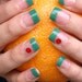 Blue Forget-Me-Not Fimo Nail Art / Scrapbooking Slices