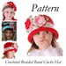 Boutique Crochet Braided Band Cloche Hat EBOOK\/Pattern