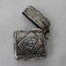 Antique Stamp Vesta Chatelaine, Miniature, Collectible, Nickel Silver, ca 1883-1889