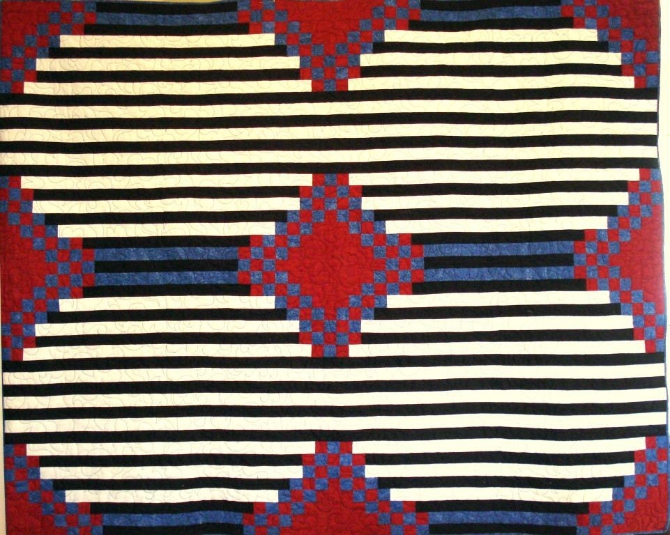 Twin Quilt In  a Native American Design