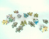 5 x Mini Puzzle Brooch