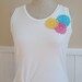 Summer Doily top made in eco friendly bamboo with recycled doilies
