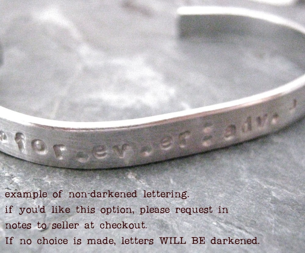 Medical Alert Aluminum Cuff Bracelet, great for allergies, conditions like diabetes, etc, completely customizable