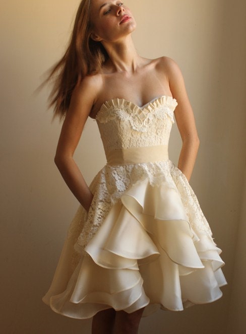 Marlowe Wedding Dress--Sample Sale--Size 4-- Reserved for Denise