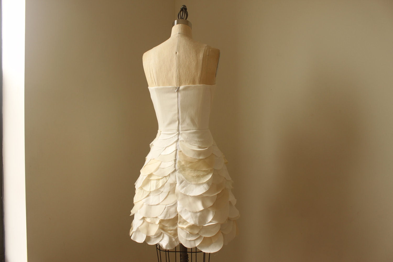 SALE--Amanda- Eco Friendly Wedding/Reception/Special Occasion Dress, Made from Recycled Materials