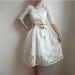Ellie--2 Piece, Lace and Cotton Wedding Dress--Etsy Exclusive--Reserved for Laura van Grinsven