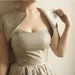 Price Reduced--Gloria---Silk and Lurex dress with Reversible Bolero--Super Sale