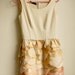 Dallyce- Petal cocktail summer dress Made from Recycled Materials
