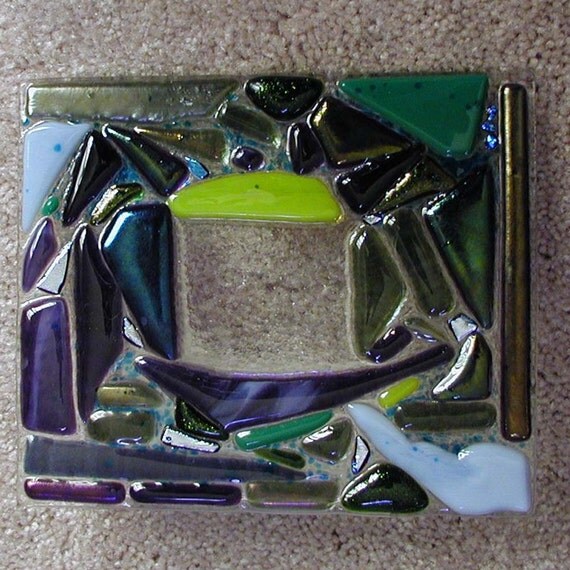 Broken glass picture frame by GBU2 on Etsy