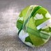 SUMMER SALE - Details in Shop - Green Marble - One Over-Sized Ponytail Holder - Hot Hair Candy