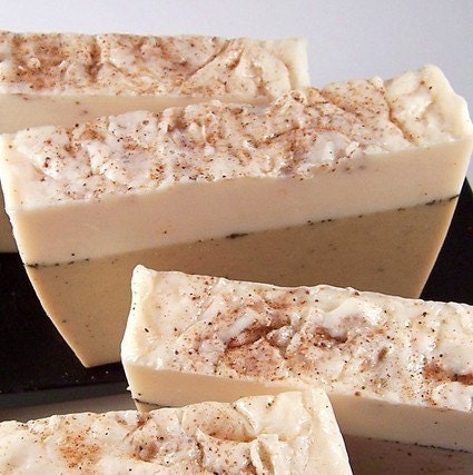 HAZELNUT MOCHA CREAM Goats Milk Soap - Enriched with Creamy Shea Butter