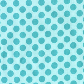 Michael Miller Sea Aqua Blue Tadot Ta Dot 1 yard Fabric Polka dots  More Available