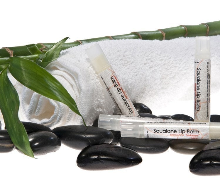 California Berry Field Squalane Lip Balm- anti aging lip conditioner.
