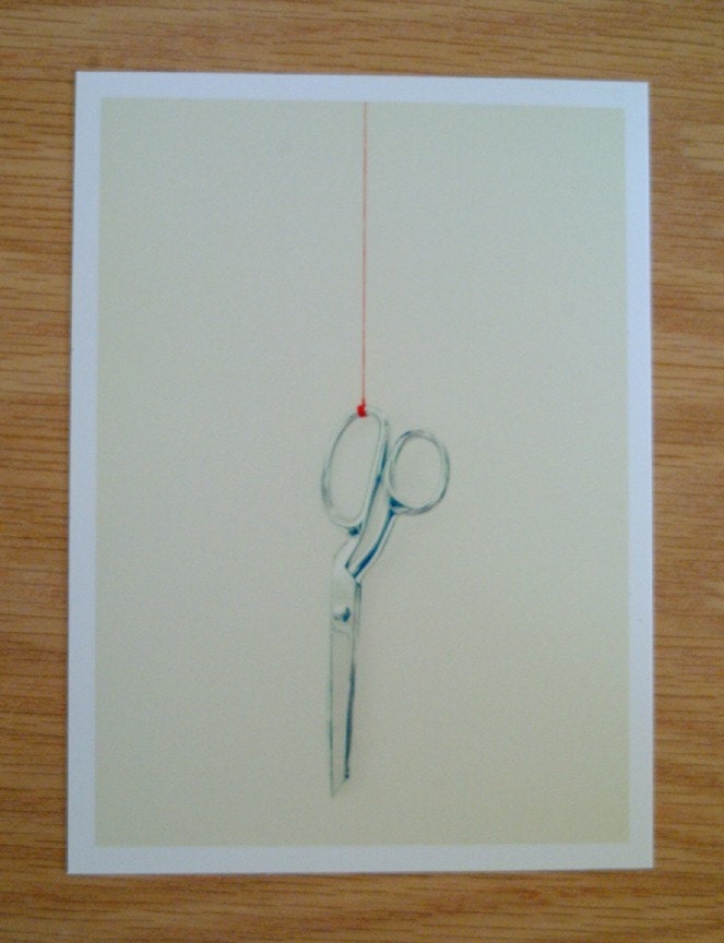 By A Thread - 5 x 7 photographic print