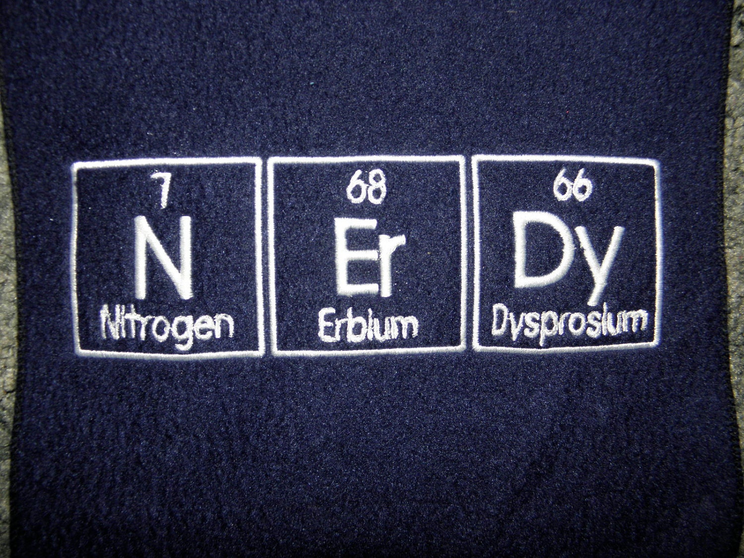 NErDy Scarf Chemistry Nerd Science Geek - Made to Order