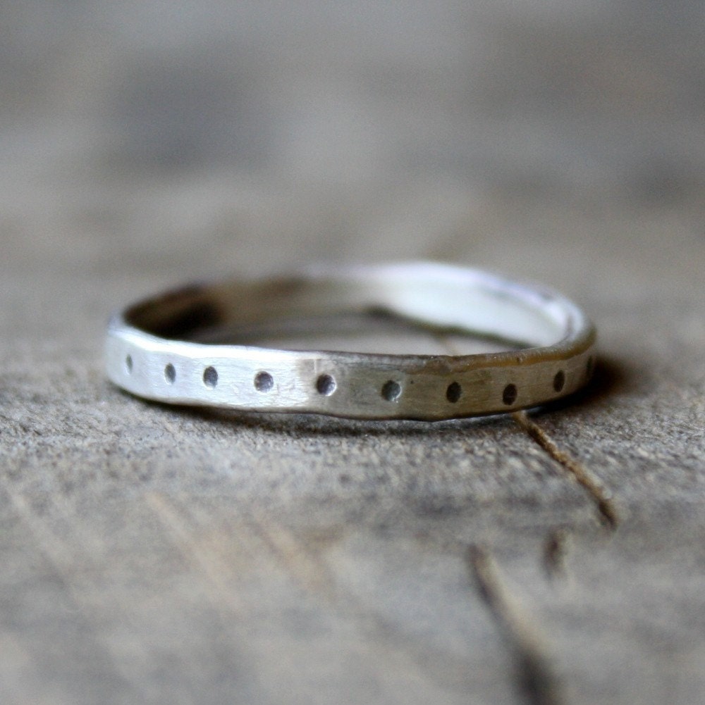 polka-dot ring