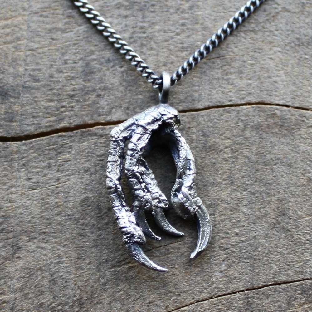 bird claw necklace