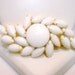 Vintage Milkglass Brooch and Earring Set