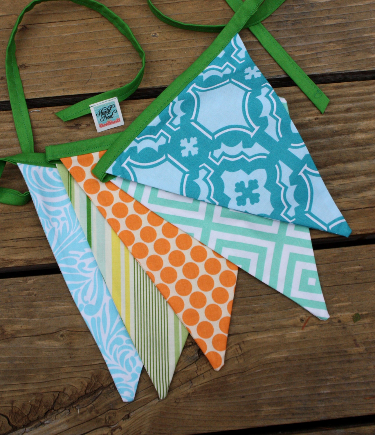 Fabric Banner, Boy Themed Bunting.  Ready To Ship.  Photo Prop, Nursery Decoration, Party Banner, Shower Decor. For Girls Too...