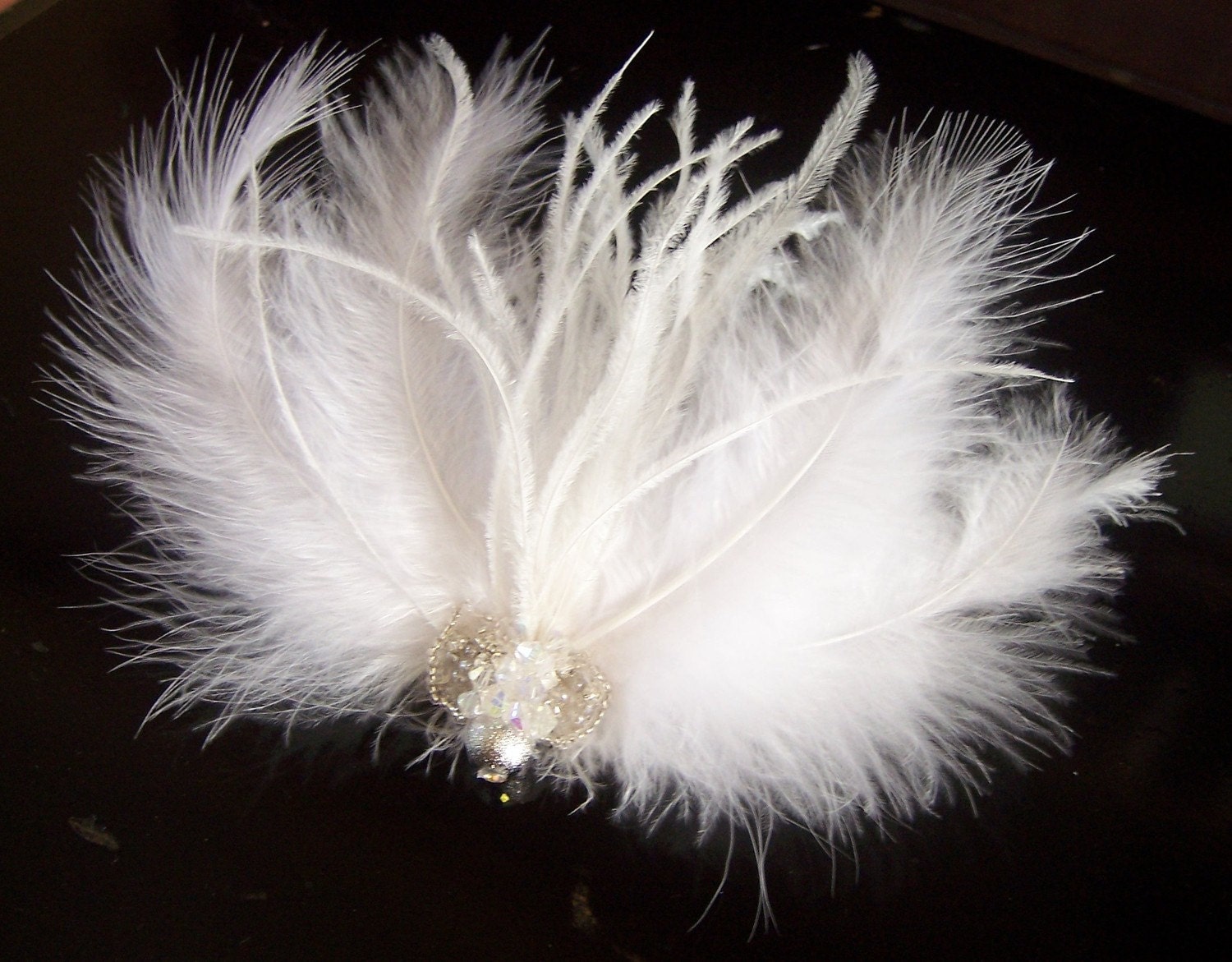 Burlesque Feather Pin Fascinator