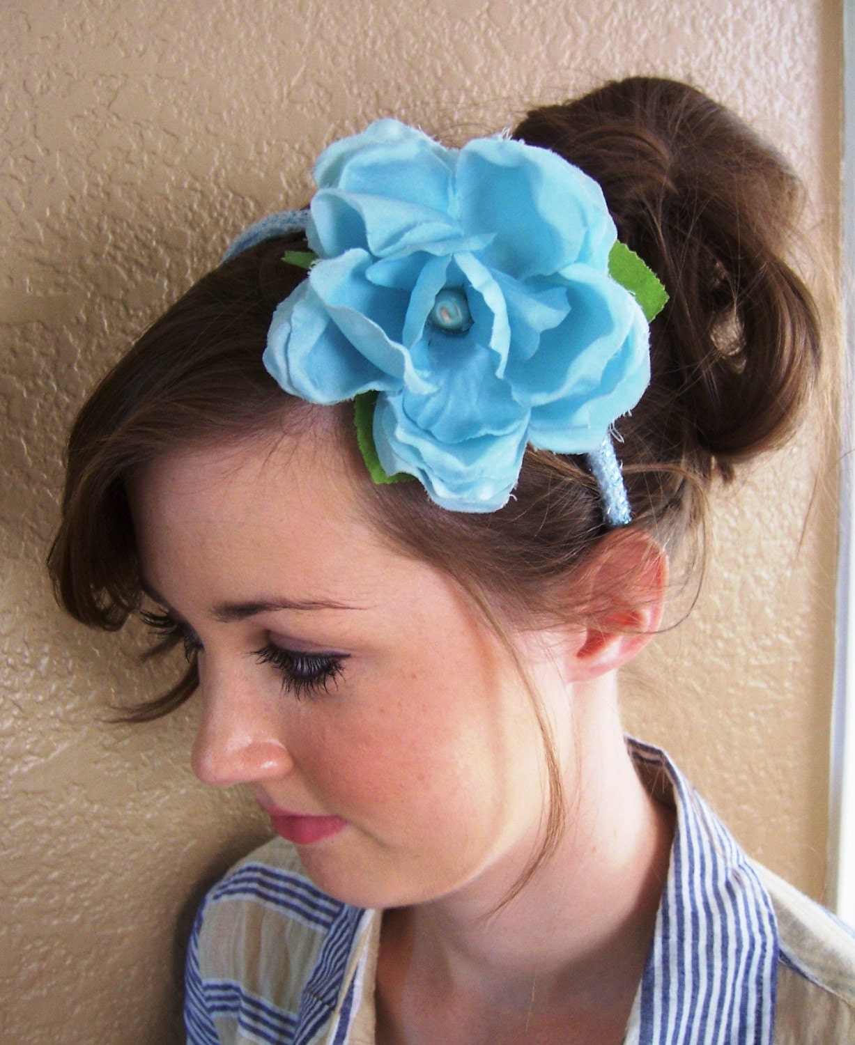 Large Babydoll Blue Headband