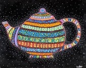 Celestial Teapot - Print
