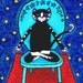 Yoga Cat, Follow your Bliss.... Print --FREE SHIPPING-