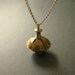 Order of the Golden Rose - brass pomander pendant (wearable scent container)